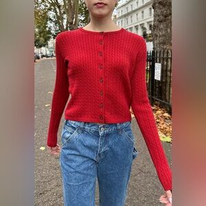 ZOE CABLE KNIT CARDIGAN